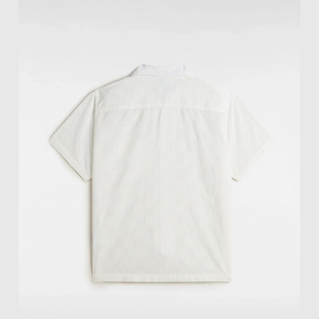 VANS Wayside Eyelet SS Woven marshmallow kép 2