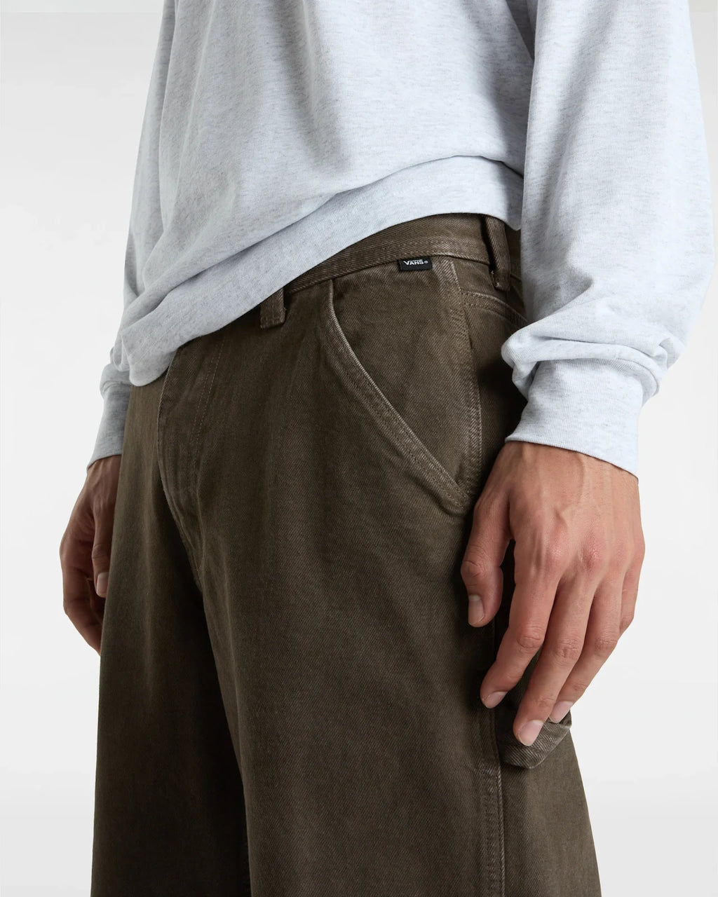 VANS Drill Chore Carpenter Loose Denim Pant TURKISH COFFEE kép 7