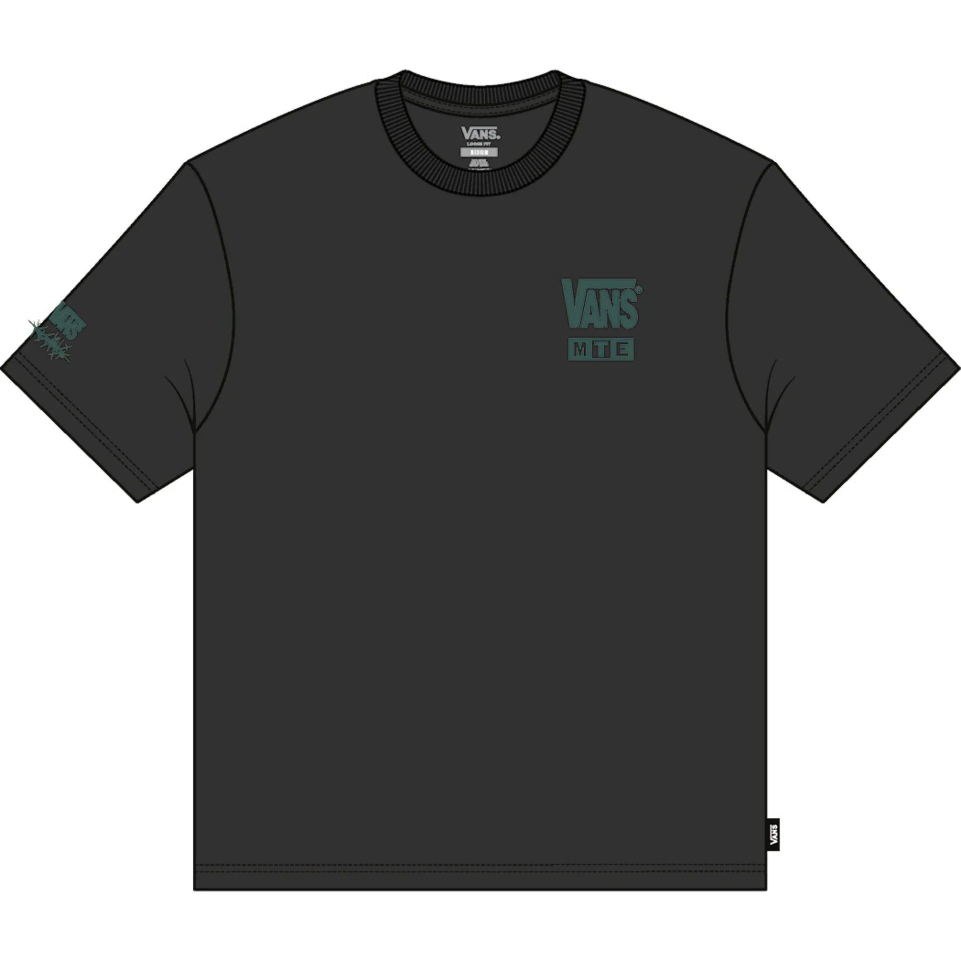 VANS MTE Sabertooth SS Tee Black kép 1