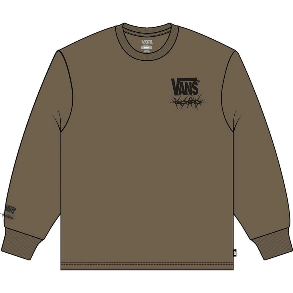 VANS MTE Goshawk LS Tee Sepia kép 2
