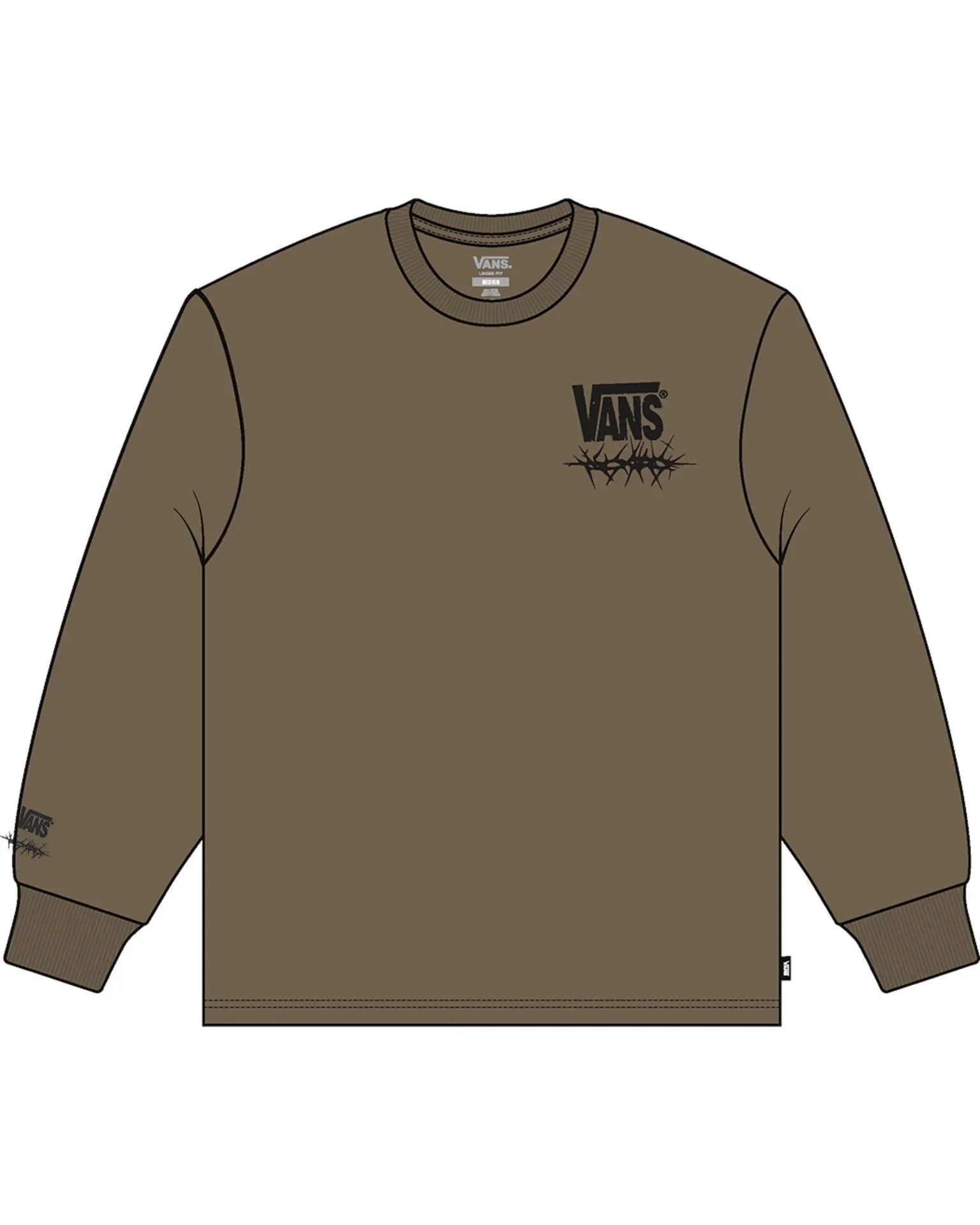 VANS MTE Goshawk LS Tee Sepia kép 1