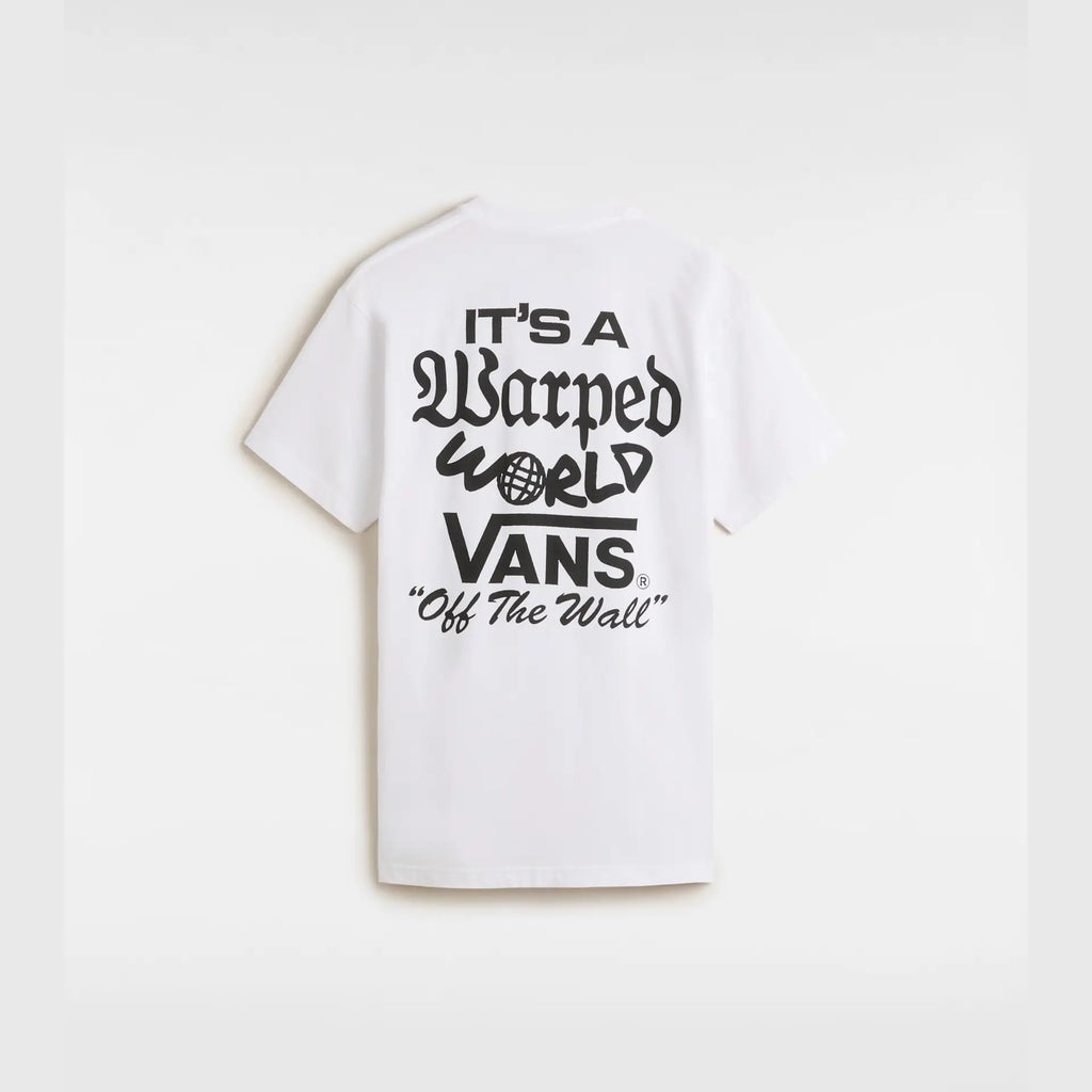 VANS Warped World SS White kép 2