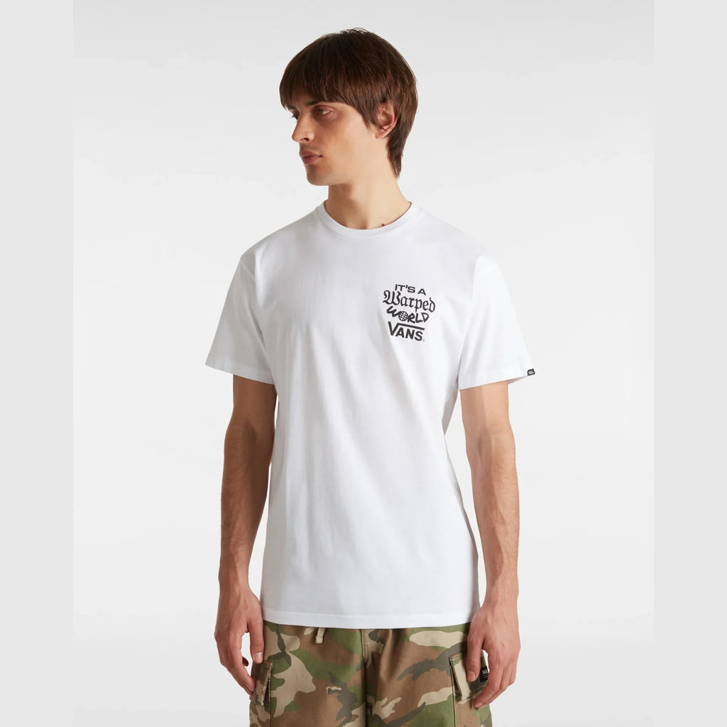 VANS Warped World SS White kép 3