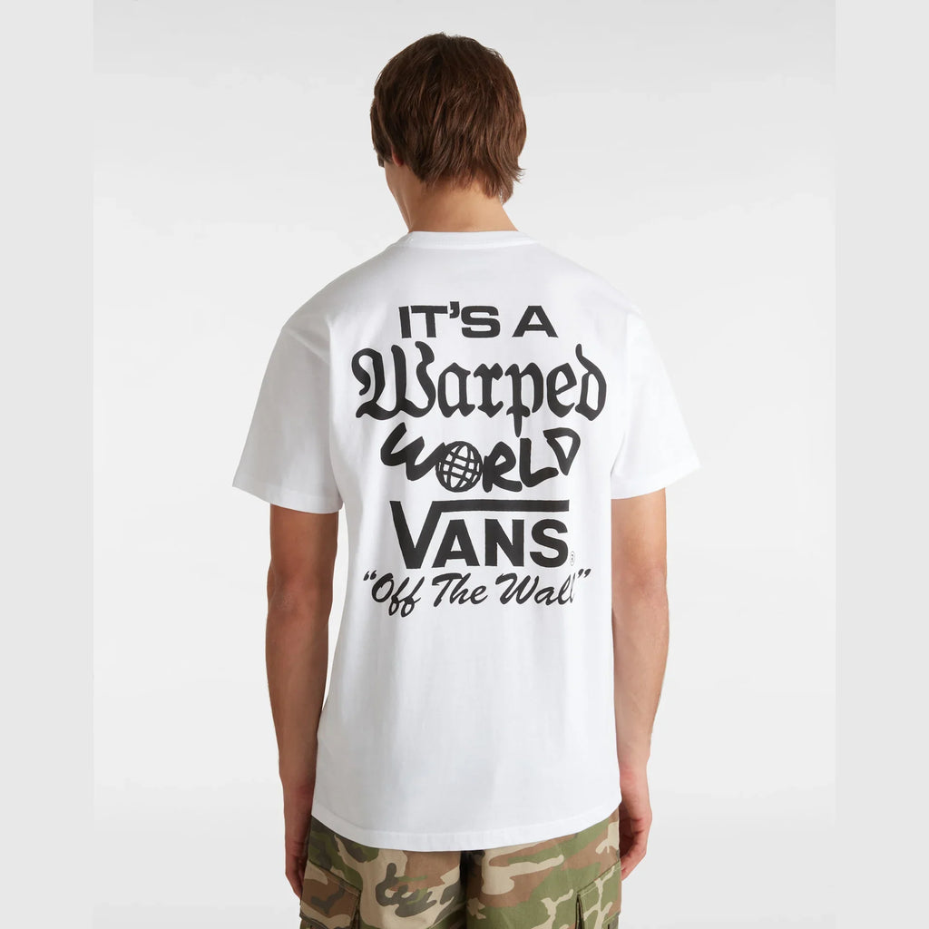 VANS Warped World SS White kép 4