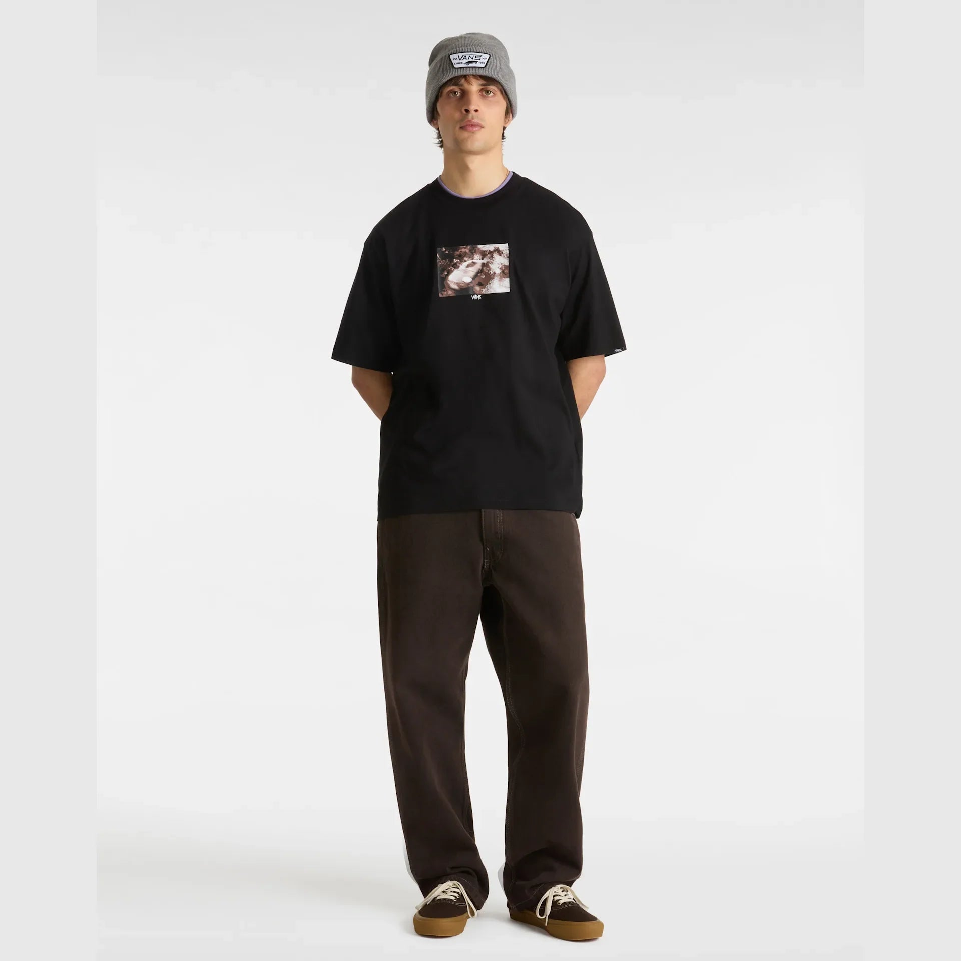 VANS Flammable SS Black kép 5