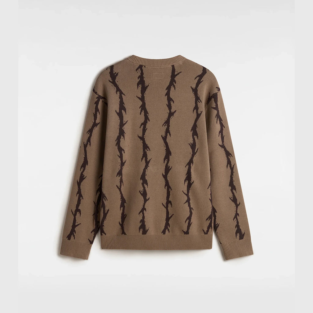 VANS Skate Thorn Crew Sweater Walnut kép 2