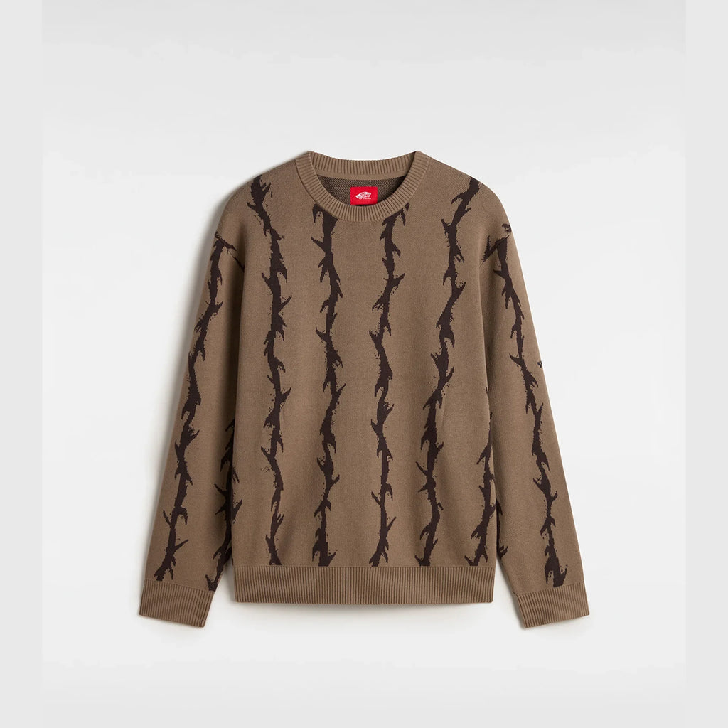 VANS Skate Thorn Crew Sweater Walnut kép 1