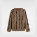 VANS Skate Thorn Crew Sweater Walnut kép 1