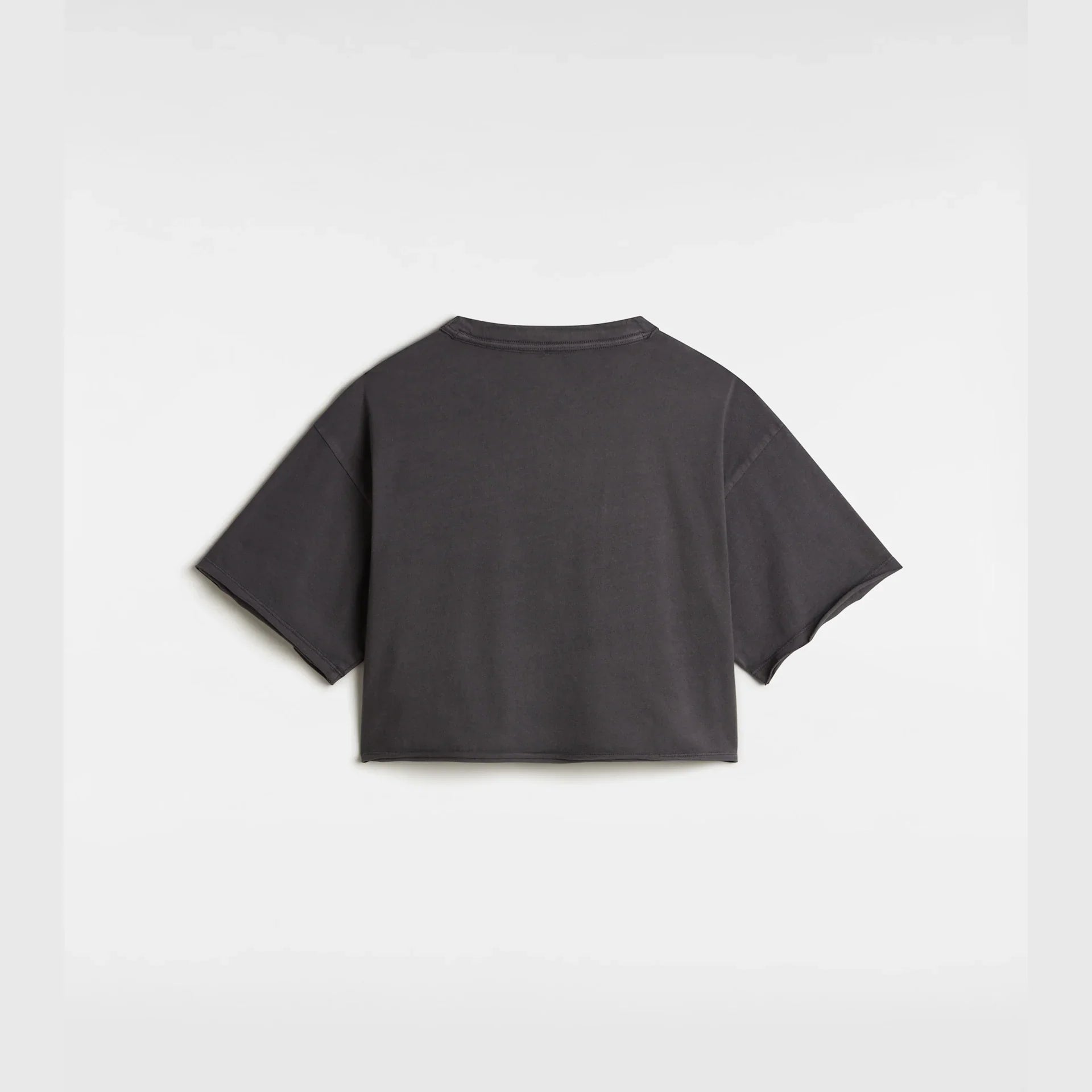 VANS Relaxed Crop Wash SS Tee Black kép 2