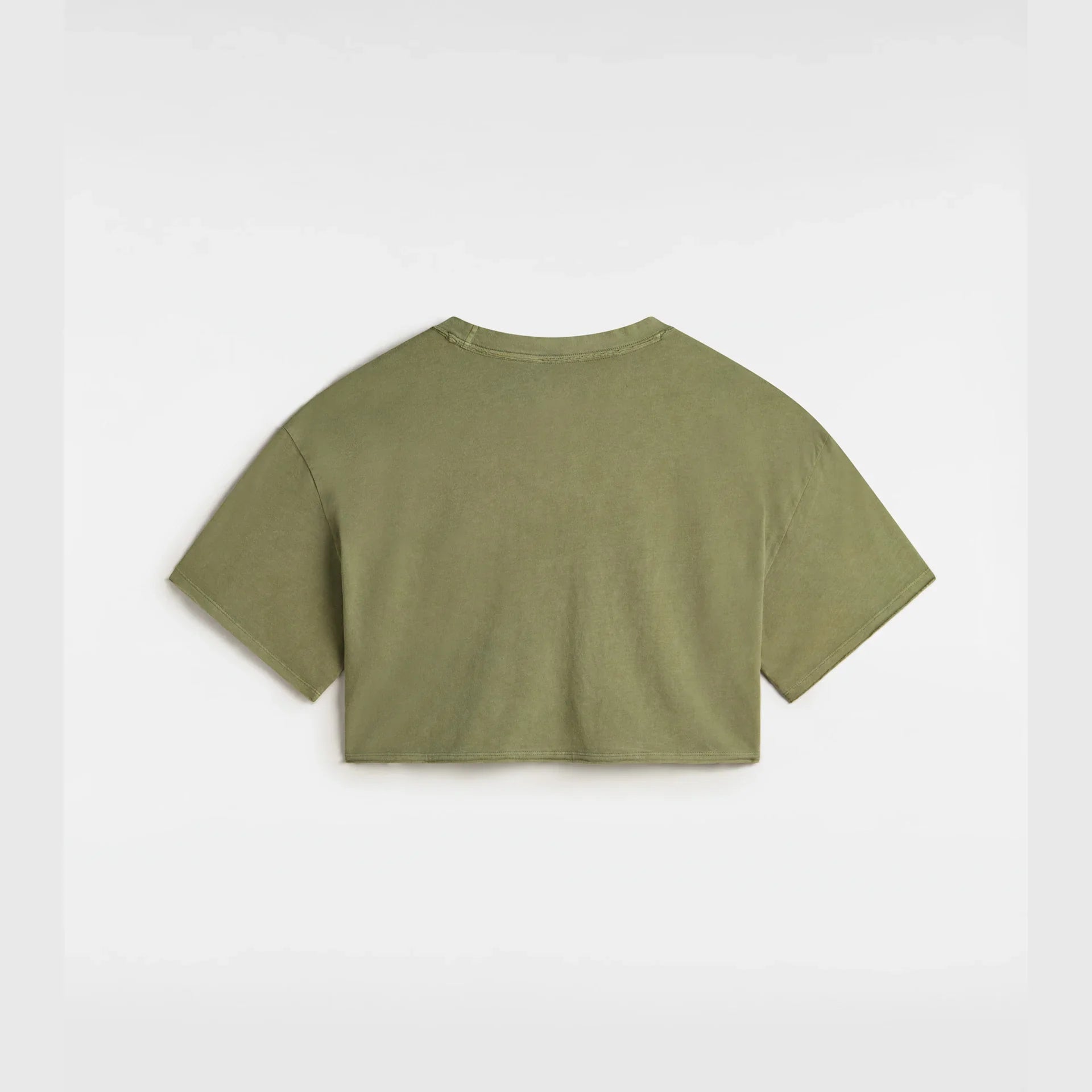 VANS Relaxed Crop Wash SS Tee LODEN GREEN kép 2