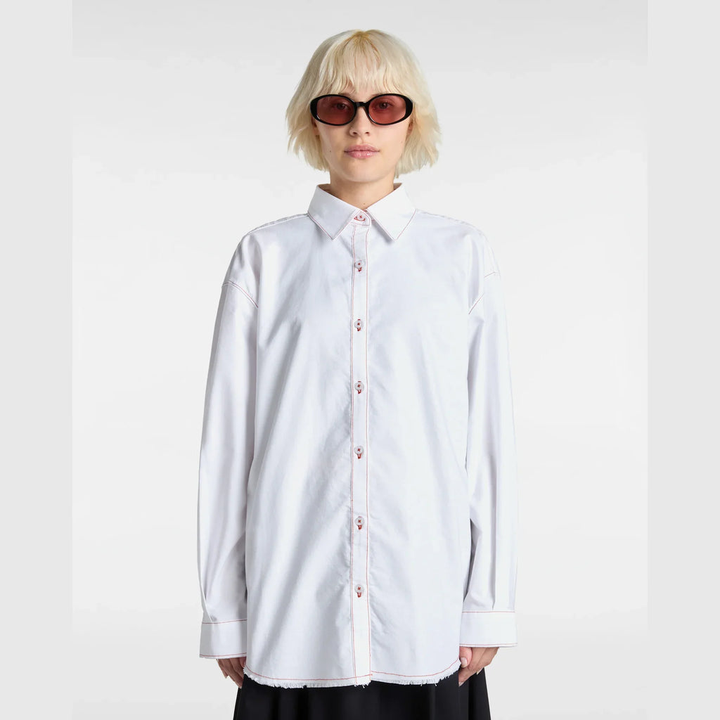 VANS Gillian Graphic Button Down White kép 3