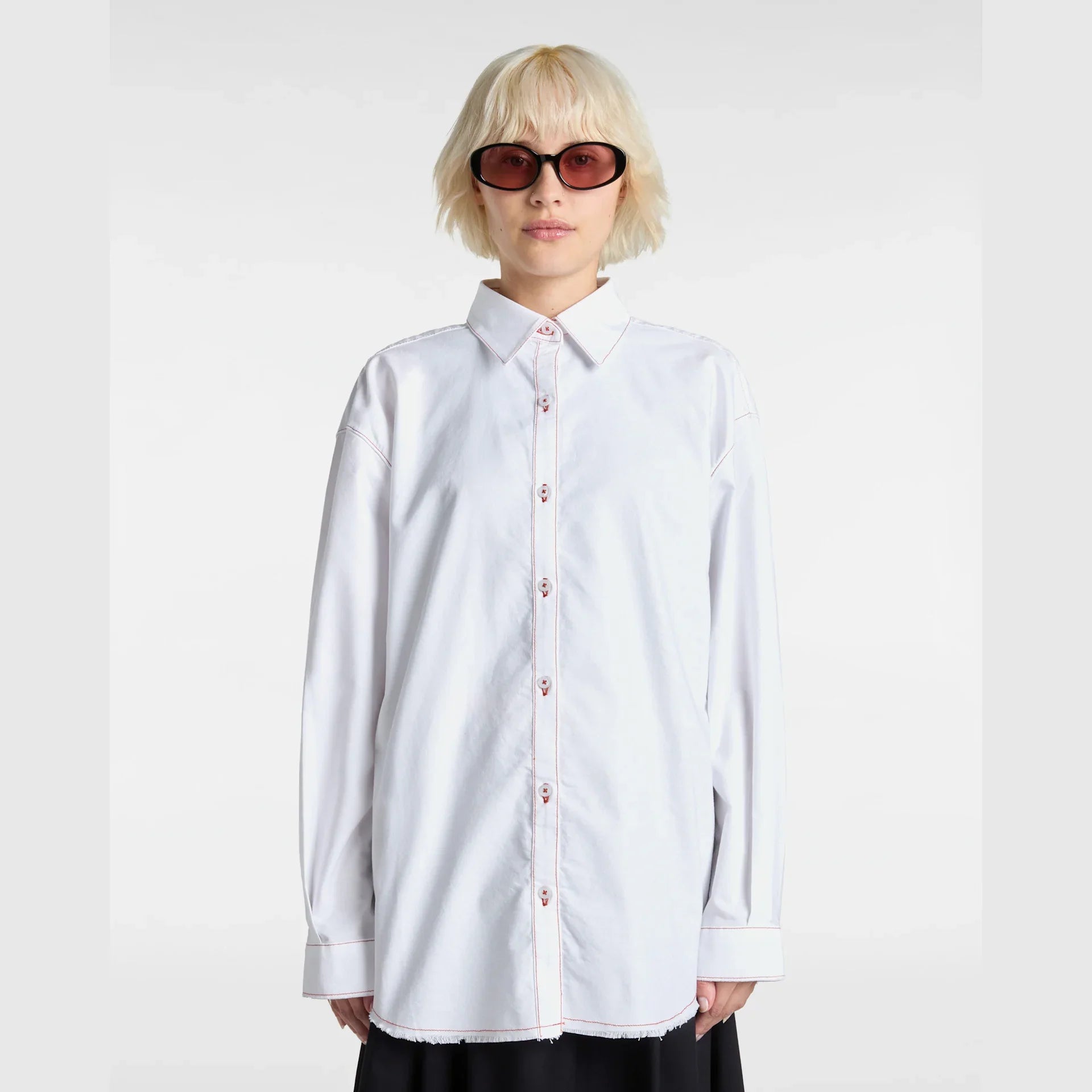VANS Gillian Graphic Button Down White kép 3