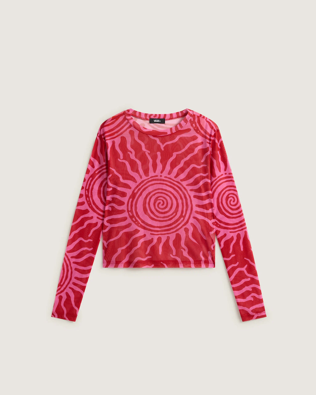 Vans Ludlow Mesh Long Sleeve RACING RED Textil VN000M9FIZQ1 - 1