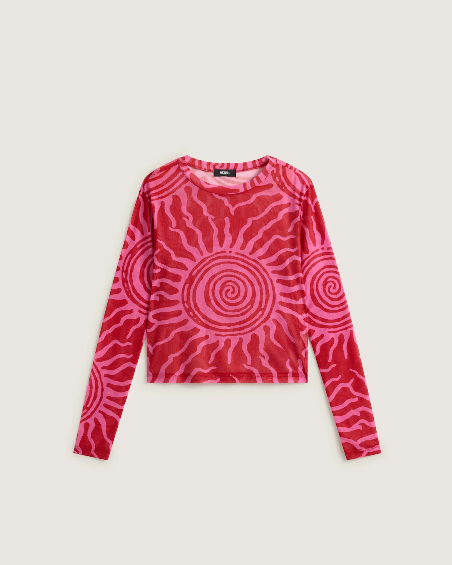 Vans Ludlow Mesh Long Sleeve RACING RED Textil VN000M9FIZQ1 - 1