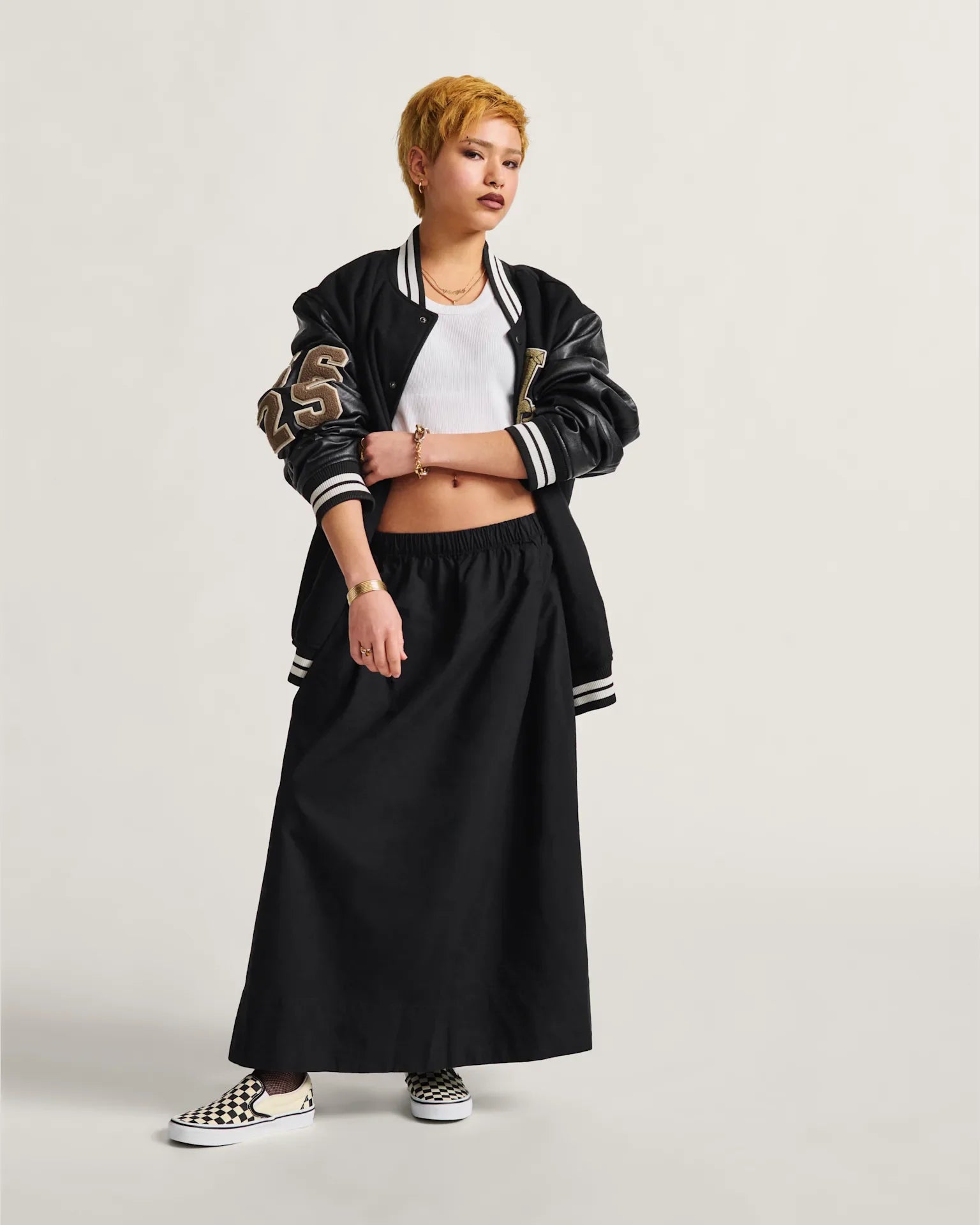 VANS Francesca Full Skirt Black kép 4