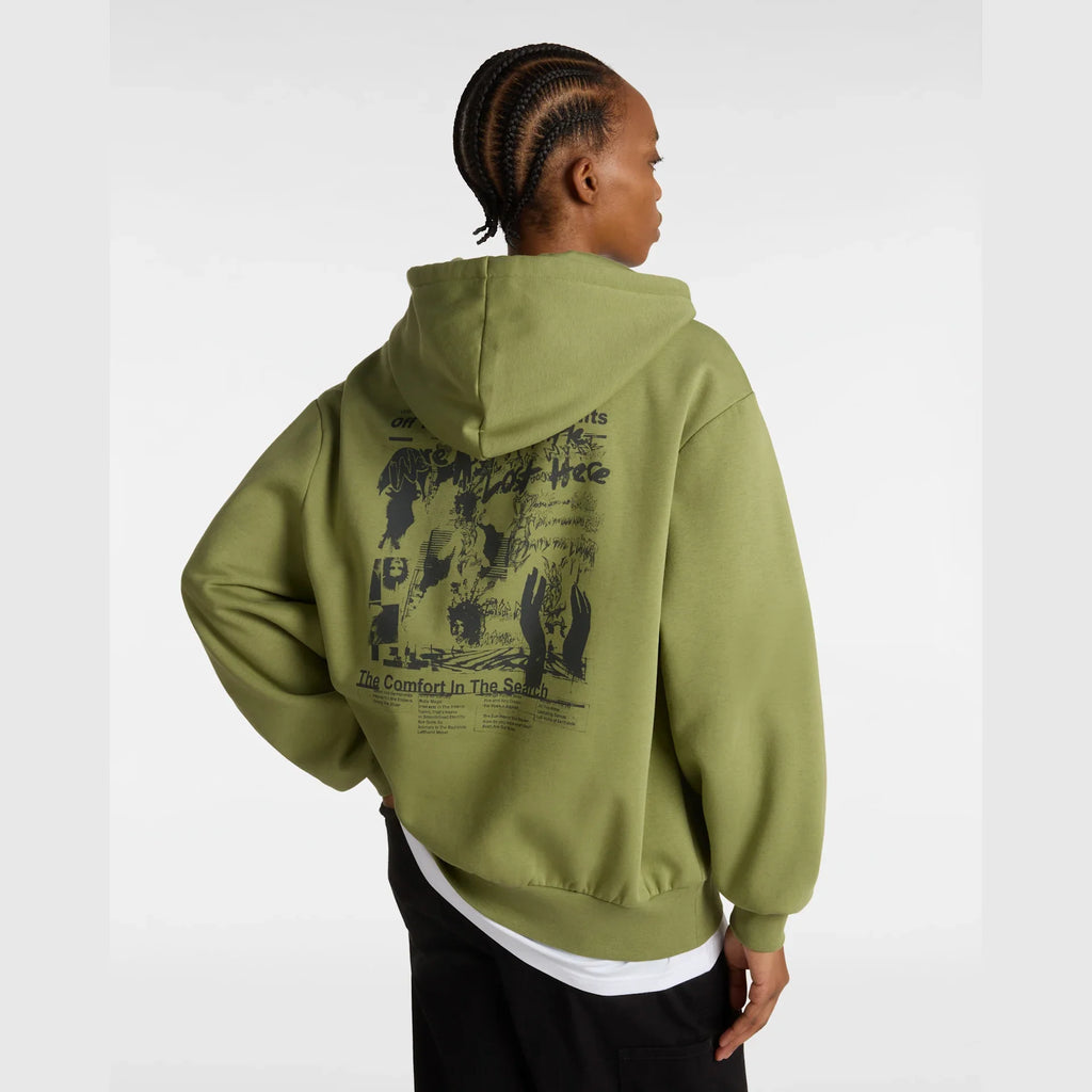 VANS Firemade Bloussant Hoodie LODEN GREEN kép 4