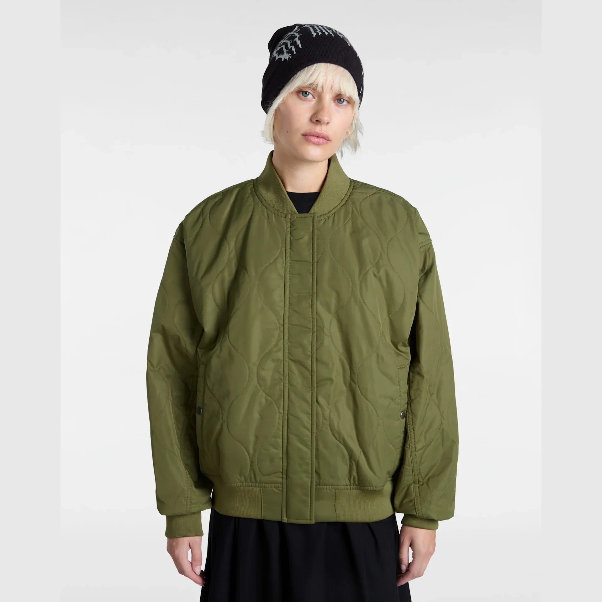 VANS Bennett Quilted Bomber LODEN GREEN kép 3