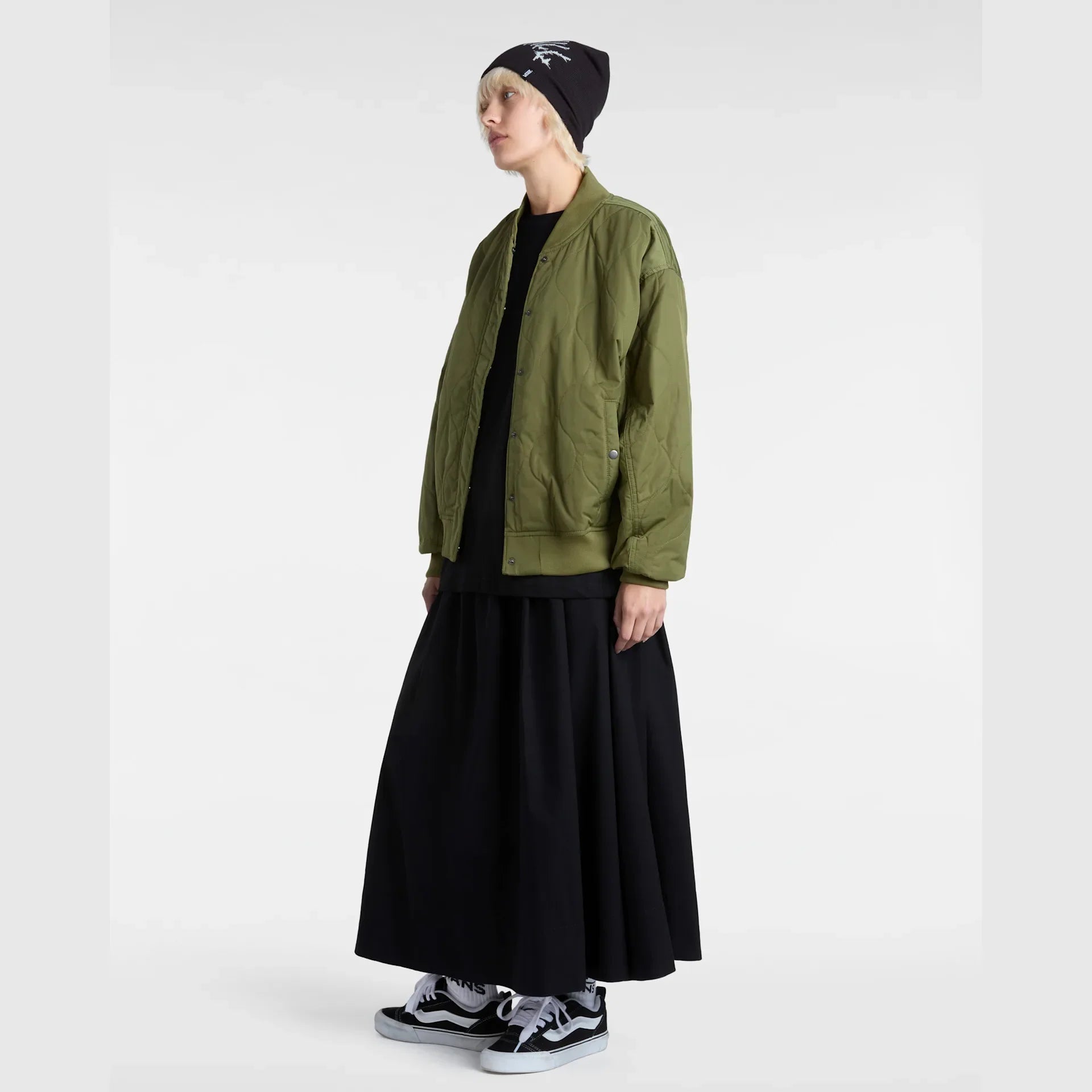 VANS Bennett Quilted Bomber LODEN GREEN kép 6
