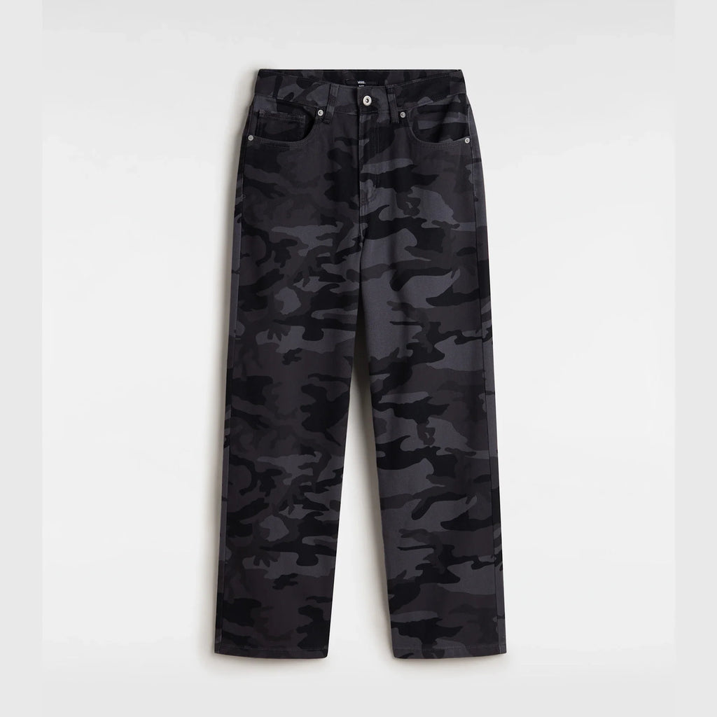 VANS Sirelle Printed Puddle Pants Black/Parisian Night kép 1