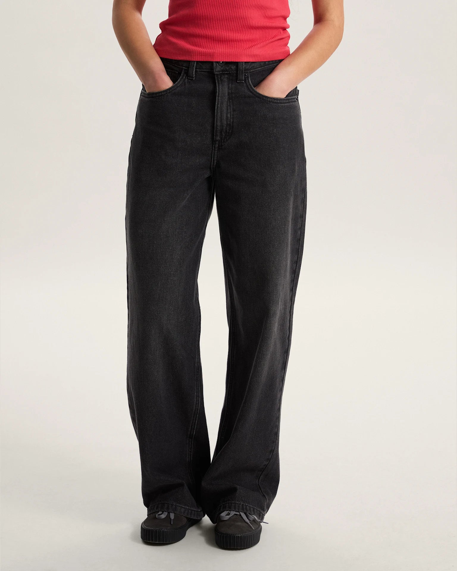 Vans Sirelle 5 Pocket Puddle Pants Black VN000MB5BLK1 - 3
