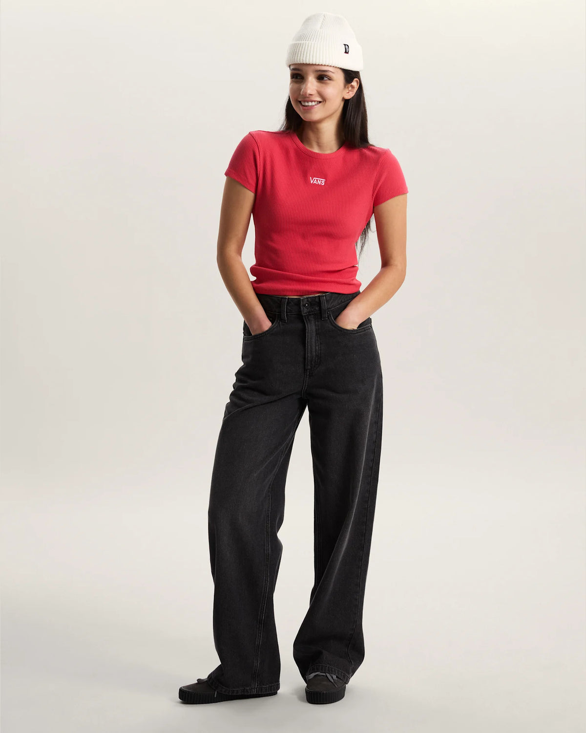 Vans Sirelle 5 Pocket Puddle Pants Black VN000MB5BLK1 - 6