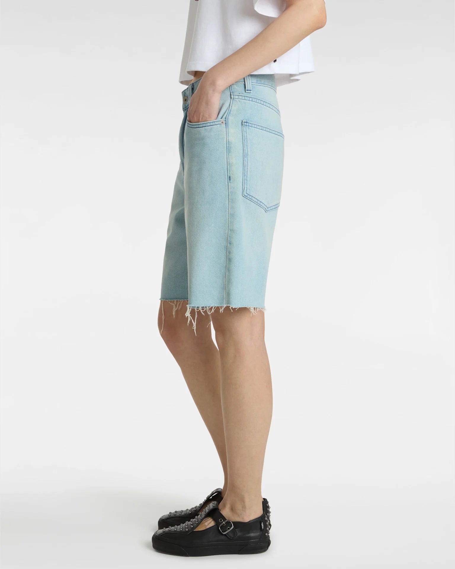 VANS Sirelle Cut-Off Jorts LIGHT STONEWASH Rövidnadrág VN000MBJTTJ1 - 5