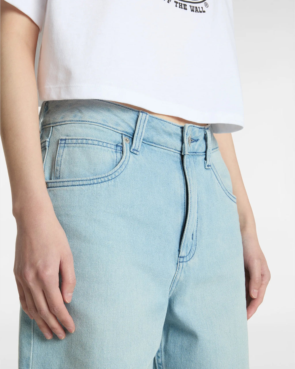 VANS Sirelle Cut-Off Jorts LIGHT STONEWASH Rövidnadrág VN000MBJTTJ1 - 7