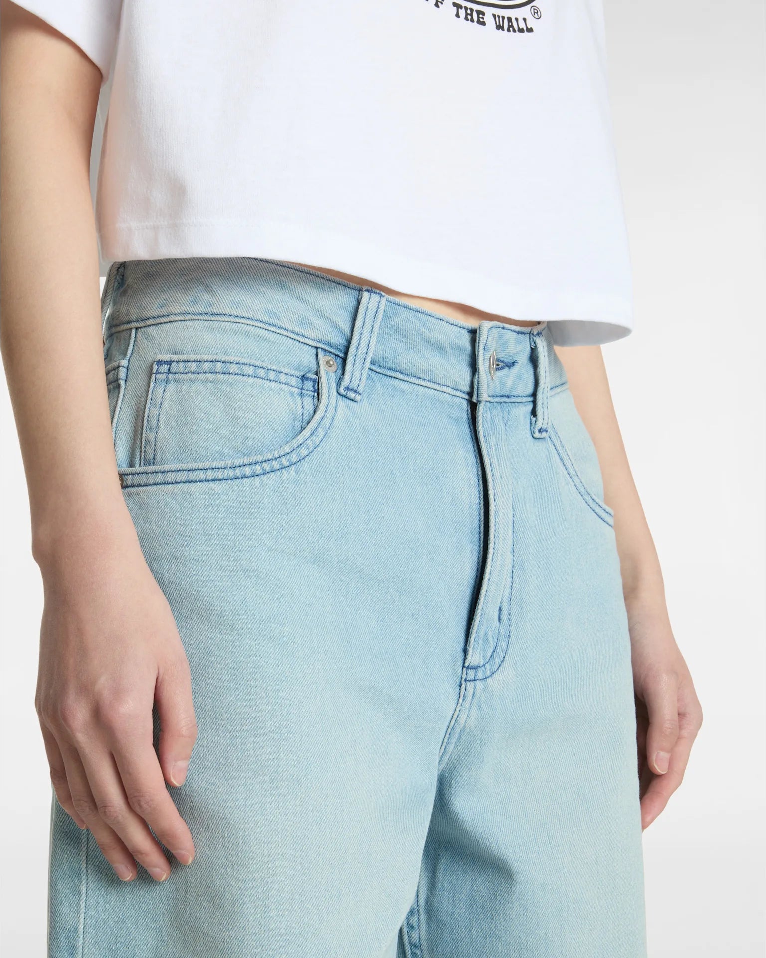 VANS Sirelle Cut-Off Jorts LIGHT STONEWASH Rövidnadrág VN000MBJTTJ1 - 7