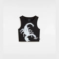 VANS Venom Fitted Crop Tank Black kép 1