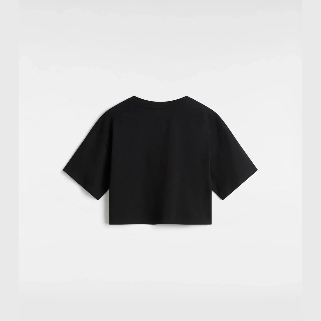 VANS Grinning Face SS Relax Crop Black kép 2