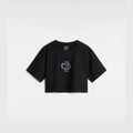 VANS Grinning Face SS Relax Crop Black kép 1
