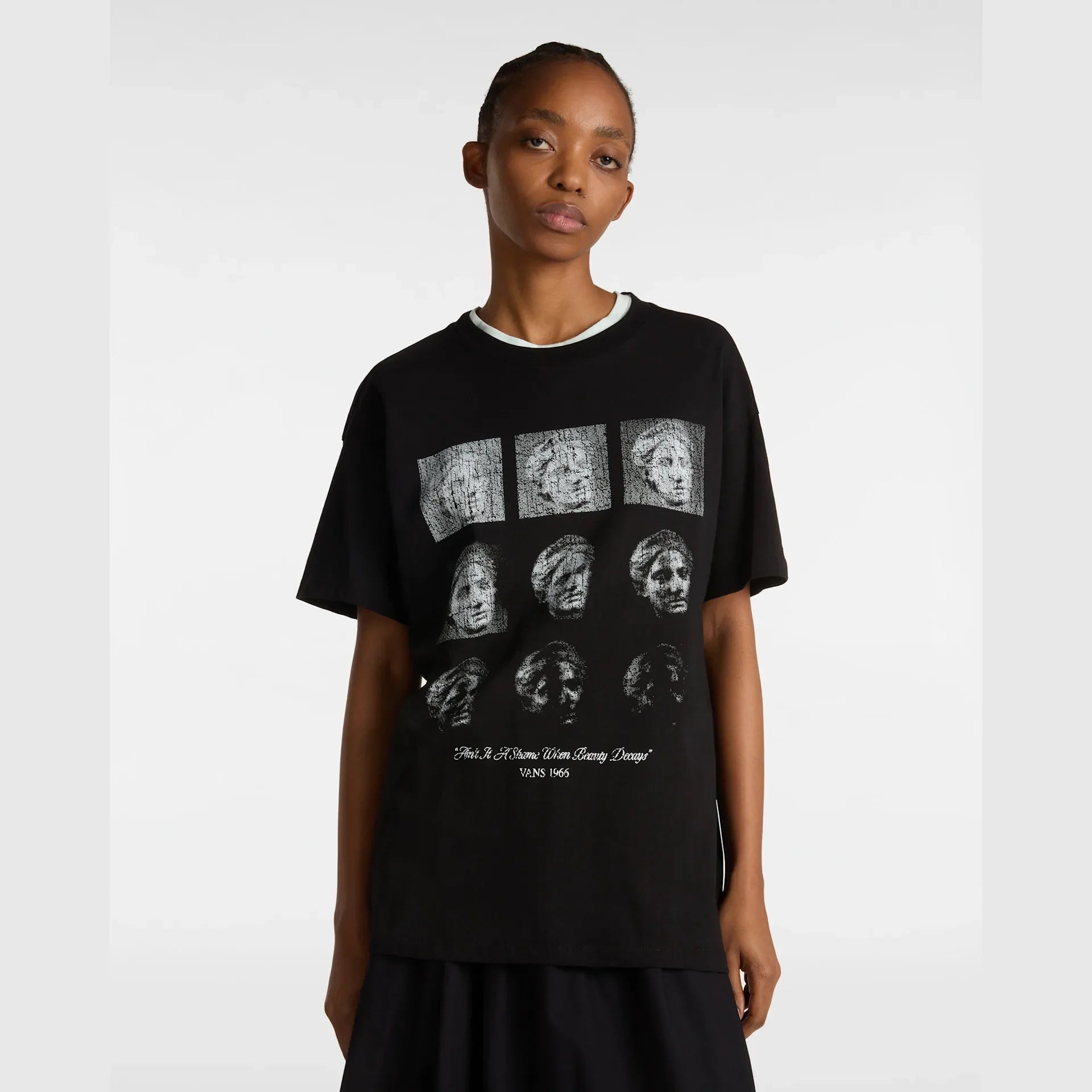 VANS Decay Oversized SS Black kép 3