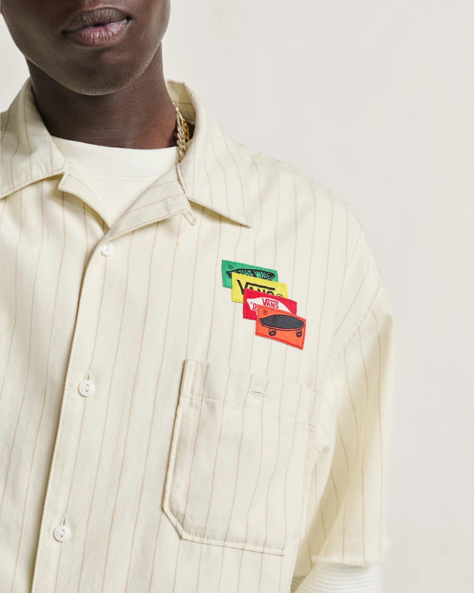 VANS LX Chlo SS Shirt marshmallow kép 2