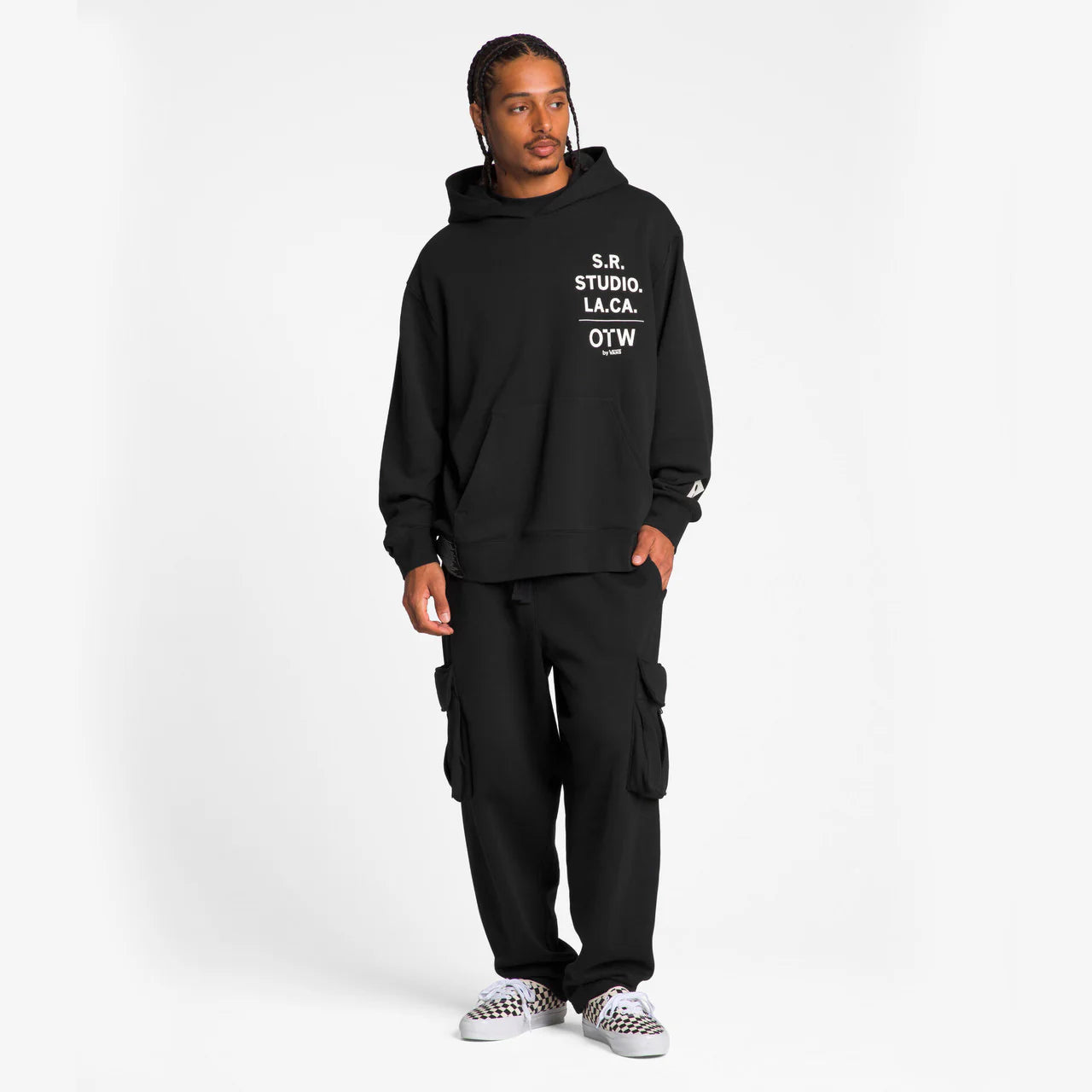 VANS OTW Sterling Ruby Hoodie SRLA Black Pulóver VN000MZFBLK1 - 3