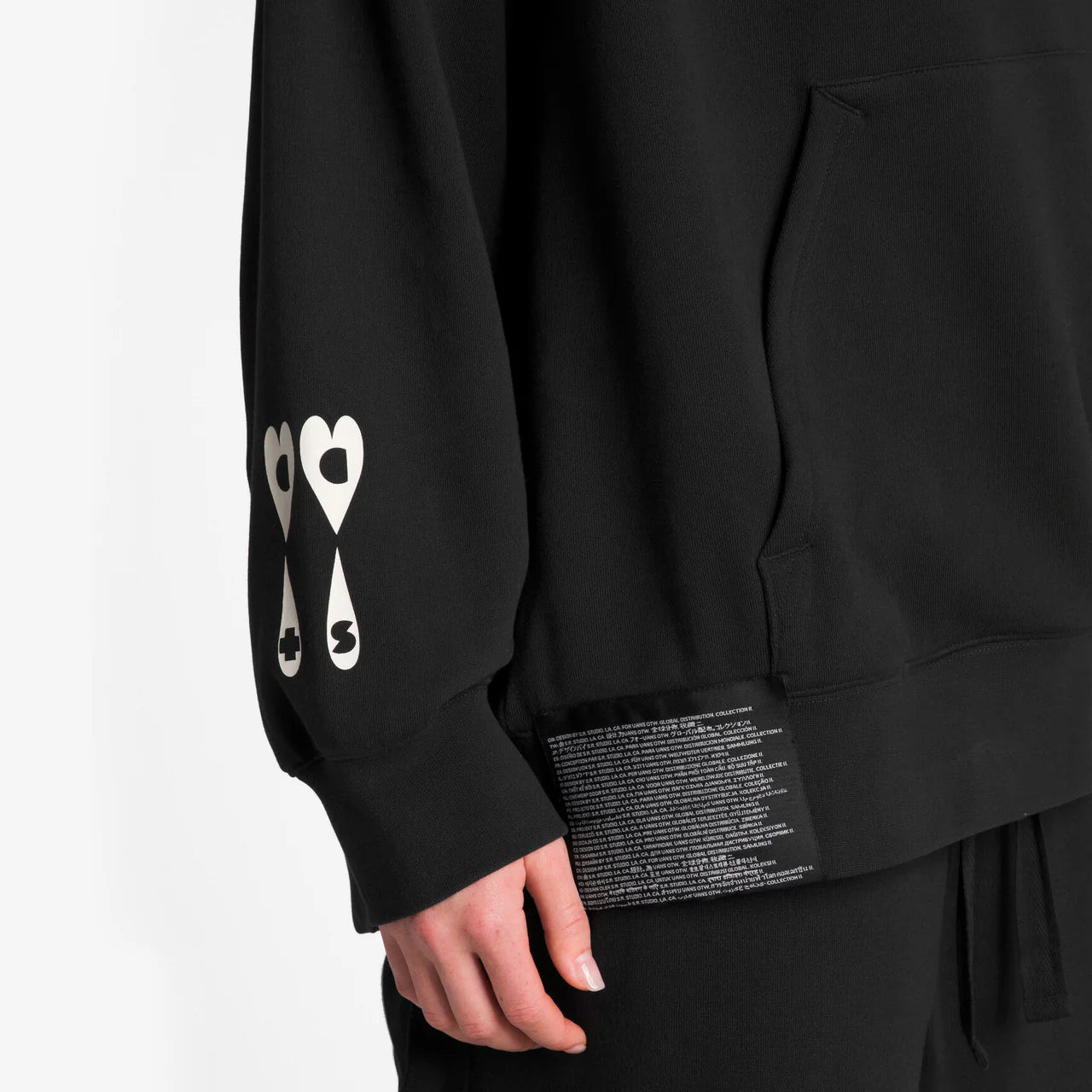 VANS OTW Sterling Ruby Hoodie SRLA Black Pulóver VN000MZFBLK1 - 7