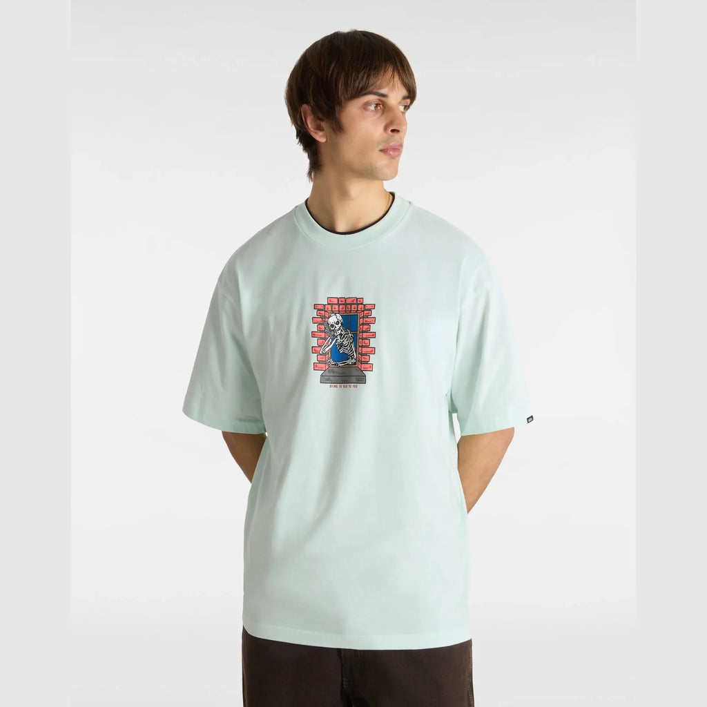 VANS Skull Window SS HINT OF MINT kép 3