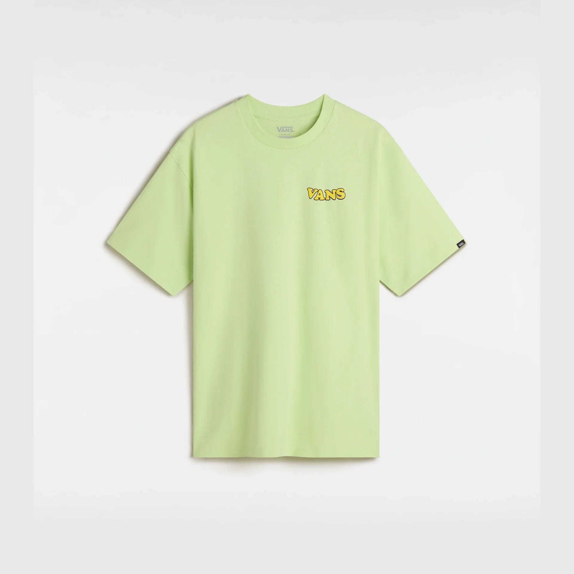 VANS SKULL LA SHAKA LOOSE SS SHADOW LIME kép 1