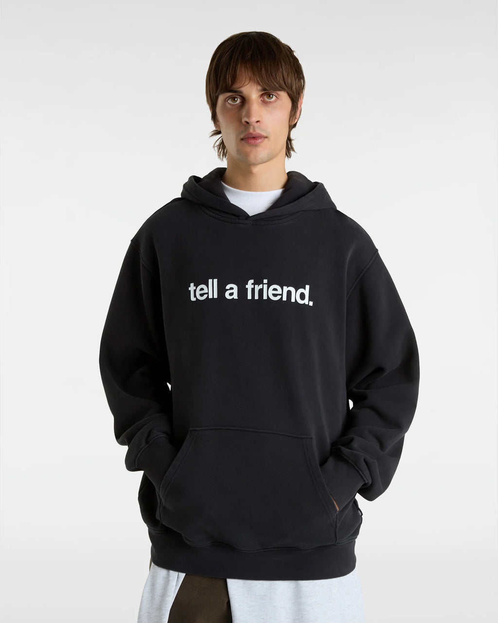 VANS Tell a Friend LOOSE PO Black Pulóver VN000NZDBLK1 - 3
