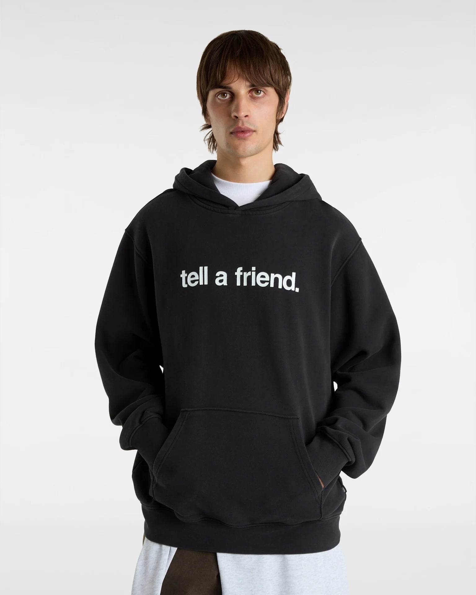 VANS Tell a Friend LOOSE PO Black Pulóver VN000NZDBLK1 - 3