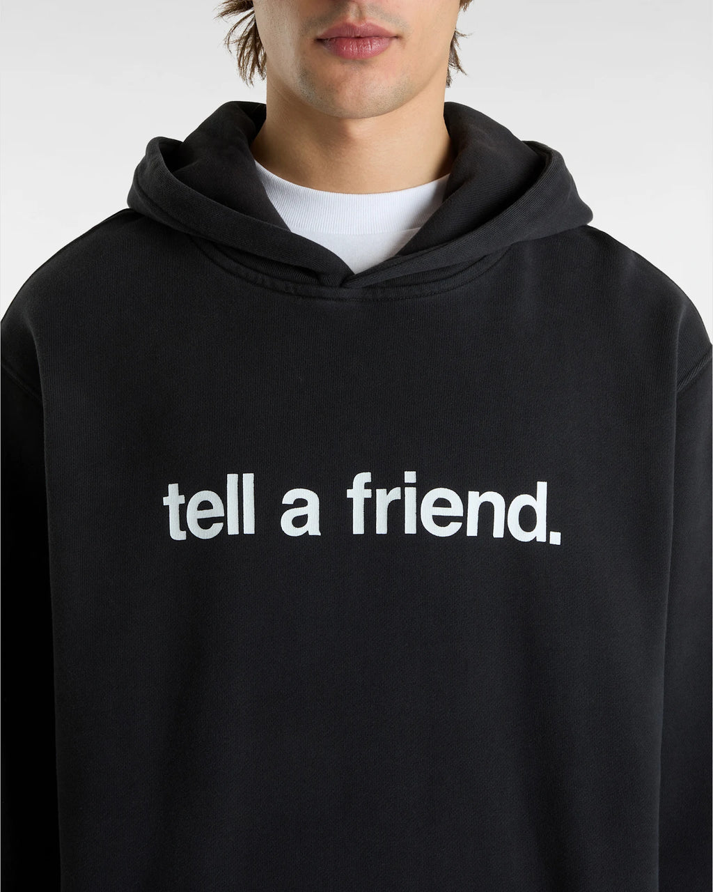 VANS Tell a Friend LOOSE PO Black Pulóver VN000NZDBLK1 - 7