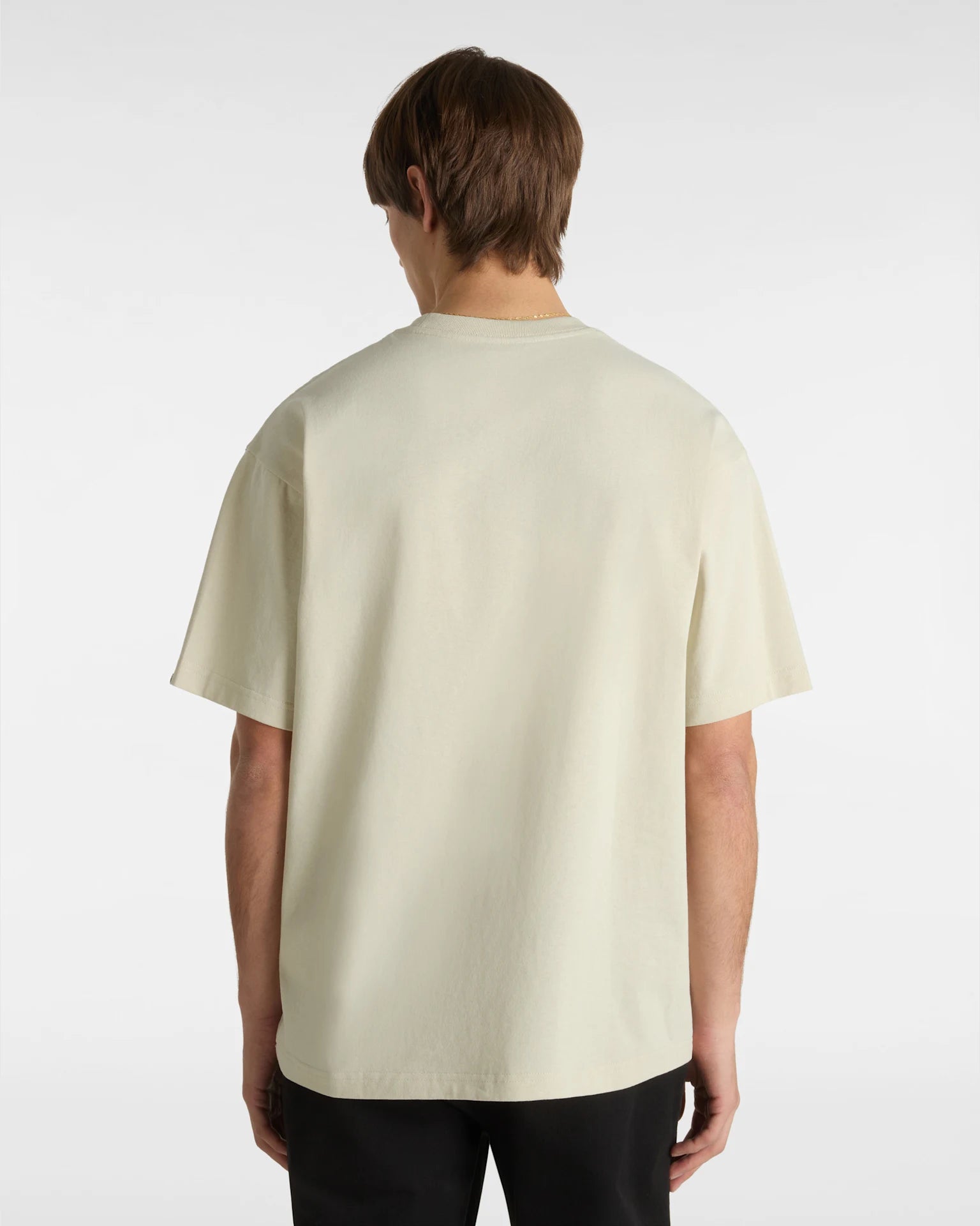 VANS LEFT CHEST II LOOSE SS oatmeal Póló VN000P1P2N11 - 4