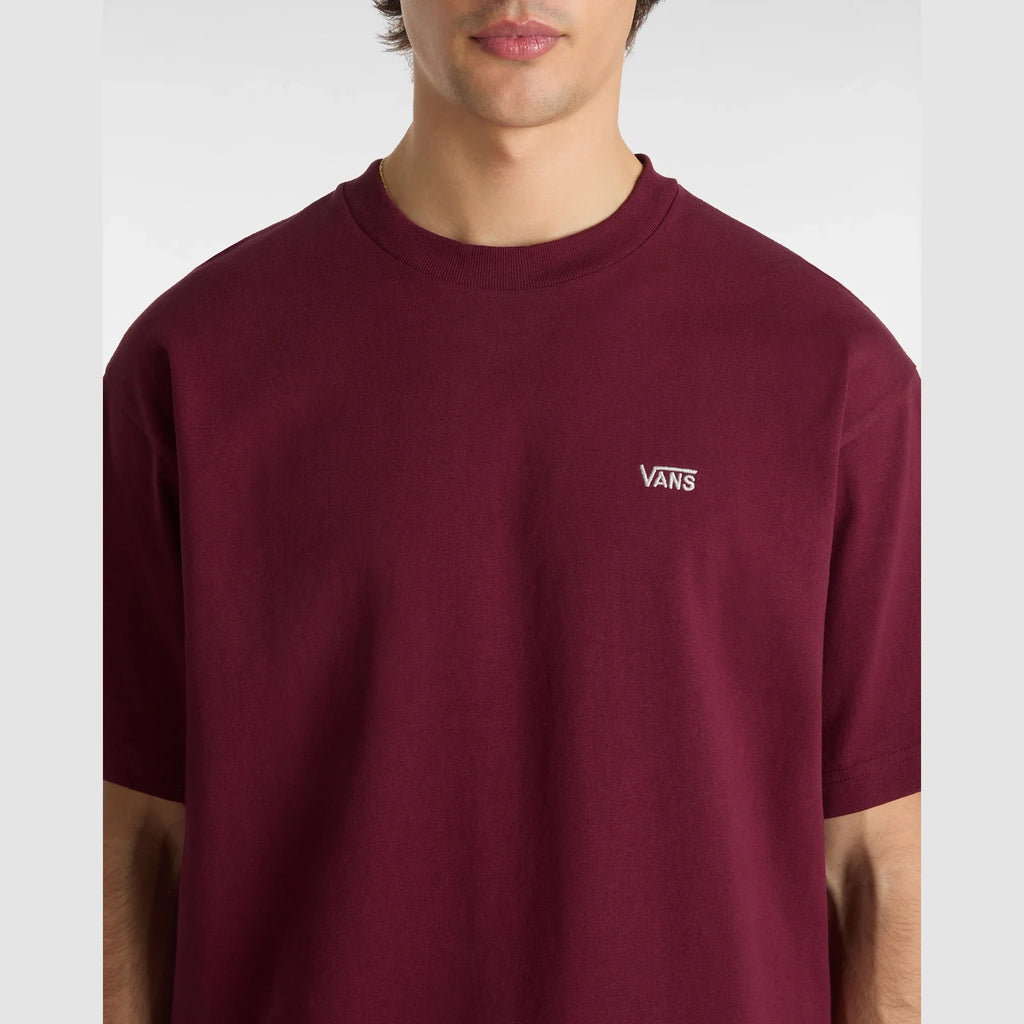 VANS LEFT CHEST II LOOSE SS Burgundy Póló kép 6