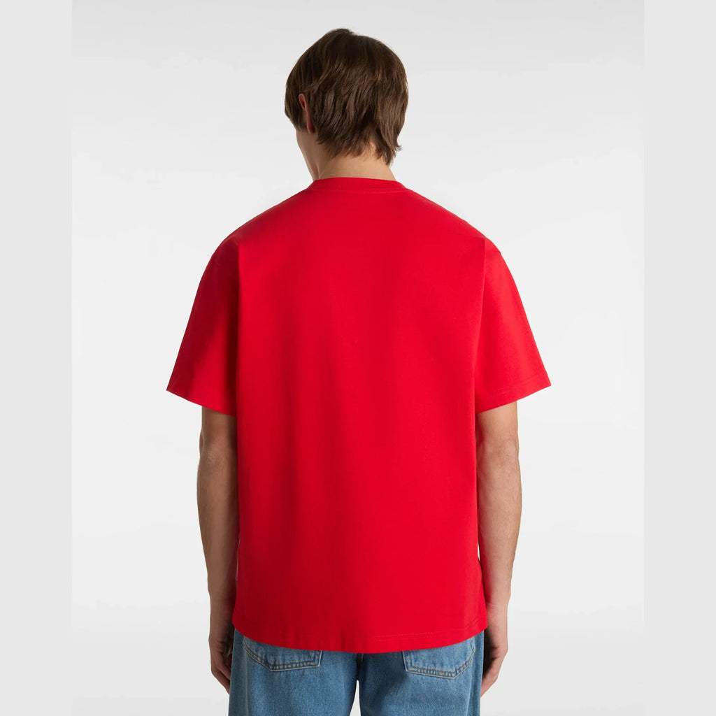 VANS LEFT CHEST II LOOSE SS RACING RED Póló kép 4