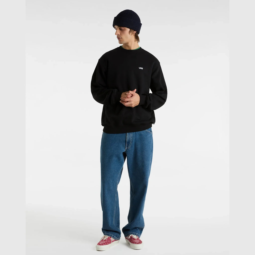 VANS LEFT CHEST II LOOSE CREW Black Póló kép 5