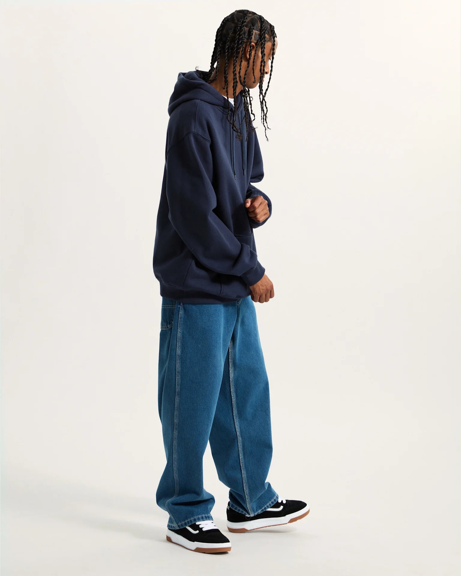 VANS LEFT CHEST II LOOSE PO PARISIAN NIGHT Pulóver VN000P21JDU1 - 6
