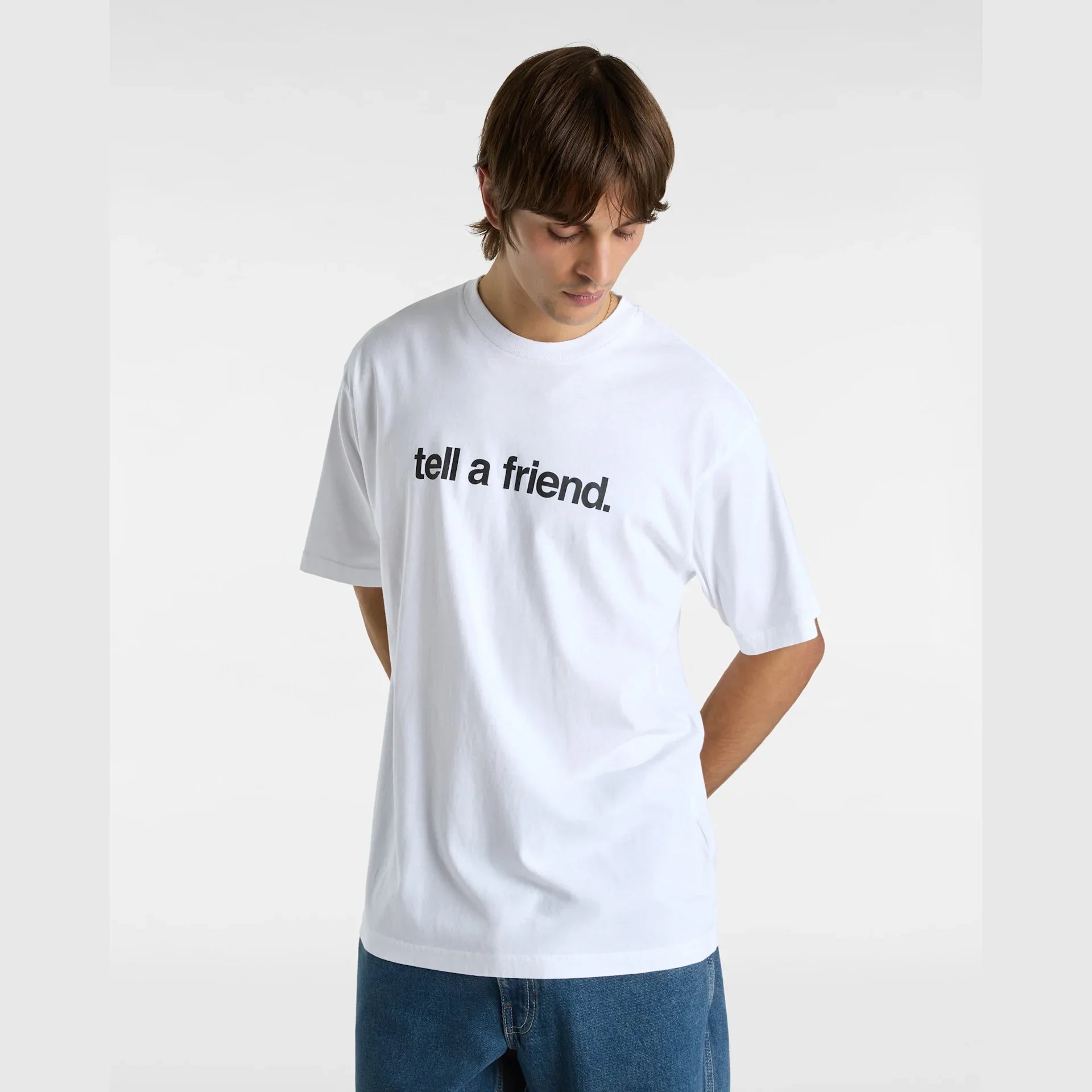 VANS TAF LOOSE SS White Póló kép 3