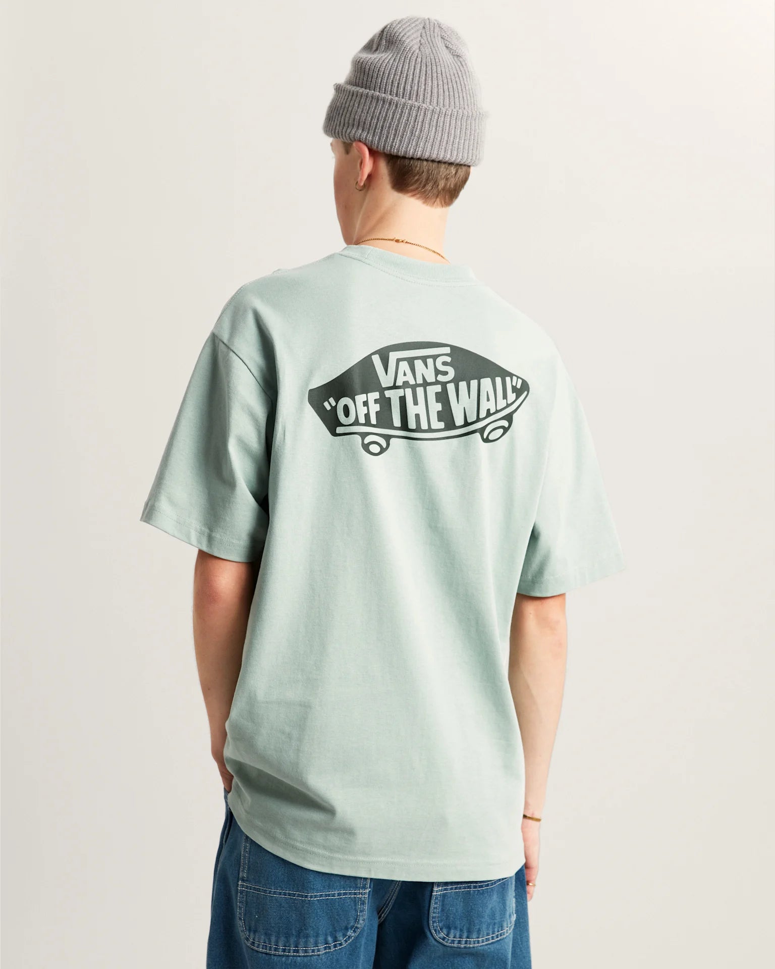 VANS STYLE 76 II LOOSE SS TEE Gray Olive Póló VN000P50EMW1 - 4