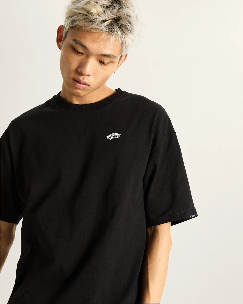 VANS STYLE 76 II LOOSE SS TE Black/White Póló VN000P50Y281 - 6