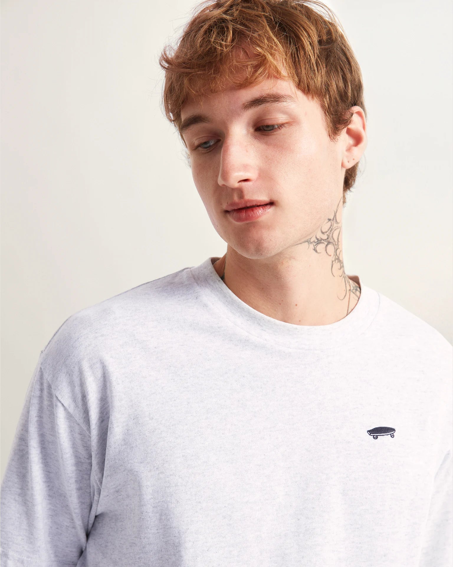 VANS SALTON LOOSE SS Light Grey Heather Póló VN000P561QI1 - 6