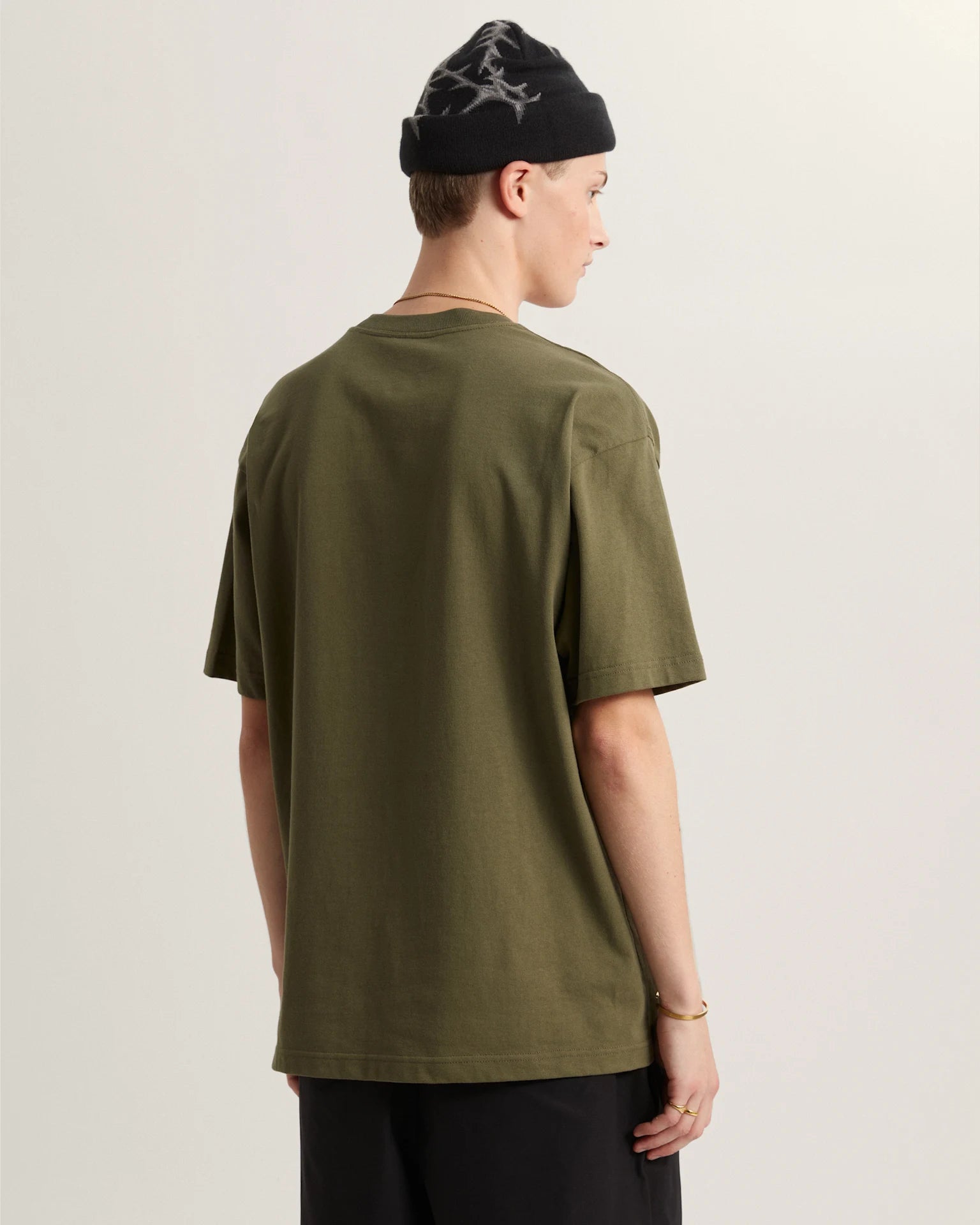 VANS SALTON LOOSE SS Mossy Olive Póló VN000P56FR11 - 4